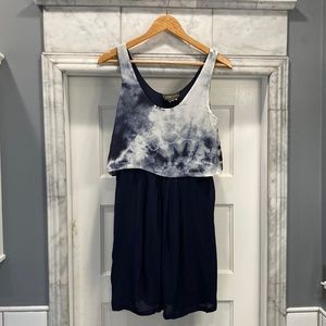 Pyrus London dress with tie-dye overlay, size XS